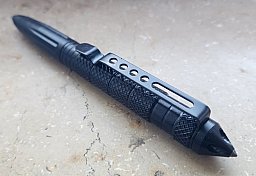Taktischer Stift Kuli Kugelschreiber Tactical Pan Schwarz Neu