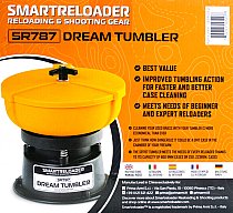 1 x SMART RELOADER SR787 DREAMTumbler Hülsenreinigung Poliergerät | bis zu 600 Hülsen 9mm 9x19 Luger