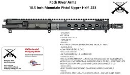 Hartverchromt Wechselsystem RRA 10,5 Zoll Mountain A4 .223Rem. Neu kein Schmeisser, Oberland Arms