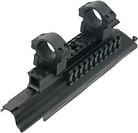 AK-47 / AK-74 / AKM / MAK-90 Tri-Rail Zielfernrohrmontage Deckel / Weaver-Picatinny mit Ringen UTG