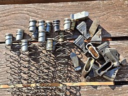 Luger P08 Magazin Teile Set - Zubringer & Feder - Original WK2 !