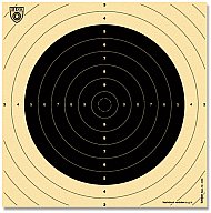 250x Einsteckspiegel BDS Scheibe Nr. 1 Z1 255x260 Matchsportgewehr Selbstlader Unterhebler Visierung