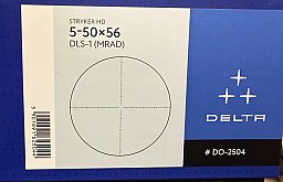 Long Range Zielfernrohr Delta Optical 5-50x56 DLS-1 Leuchtabsehen M-Rad