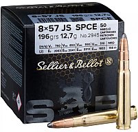 50 Schuss S&B 8x57 IS JS 196g 12,7g SPCE Teilmantel Scharfrand Jagd Munition Sellier & Bellot 50er !