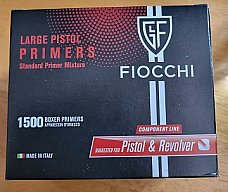 1500St.FIOCCHI Boxer-Zündhütchen-LARGE PISTOL-