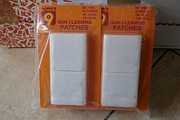 Reinigungspatches von Hoppes für Kal. .38 bis .45 und .410 bis .20