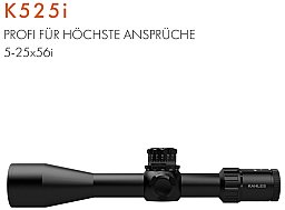Kahles K525i Zielfernrohr CCW 5-25x56 Tremor 3 FFP W-Left + Spuhr SP-4016 ISMS Montage