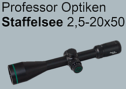 Professor Optiken Staffelsee 2,5-20x50 LD V2 Leuchtfaser-Absehen 4 - Zielfernrohr UVP 499€