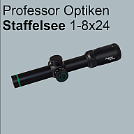 Professor Optiken Staffelsee 1-8x24 LD V2 Leuchtfaser-Absehen 4 - Zielfernrohr