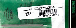 RCBS #9882 EX-Decapping UNIT .17 #09882 Zündhütchen Ausstoßerspindel komplett für Kalibrier Matrizen