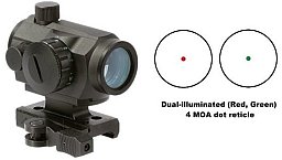 1x20 Red Dot zweifach Beleuchtet mit Klemmhebel für Weaver-Picatiny AIM USA SONDERPREIS!!!