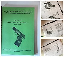 Nachdruck NVA Dienstvorschrift in deutsch Pistole Makarov Makarow DDR Volksarmee 9x18mm