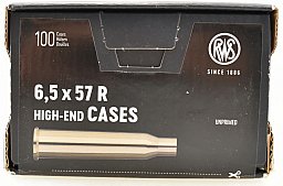 100 RWS Hülsen 6,5x57R