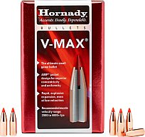 100x HORNADY V-Max .172 17 CAL 25gr 1,62g .17 HORNET Match Varmint Geschosse #17105 Zerlegungsgesch