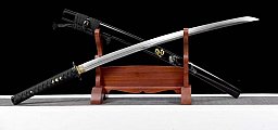 Handgeschmiedetes Katana aus 1060er Kohlenstoffstahl Samuraischwert sehr scharf!!!