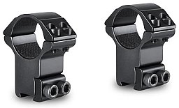 HAWKE Match Ringmontagen Aluminium 1'' Zoll 25,4mm Mittelrohr für 9-11mm Schiene Bauhöhe HIGH 22mm
