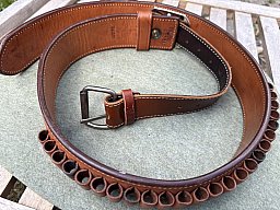 Bianchi Patronengürtel .357/.38, Leder