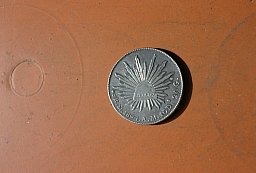Silbermünze 8 Reales Mexico v 1894