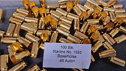 .45 Auto+ Boxer-Hülsen Starline No.1520 100 Stk.