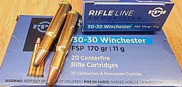 .30-30Win/170 PPU FSP 20 Stk. No.A-200 #