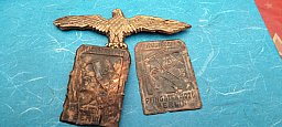 Bodenfund Pfingsten Berlin 1926 Plaketten Abzeichen 2 WK