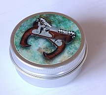 Zündhütchendose Böller gekreuzt