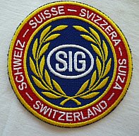 SIG Neuhausen, gesticktes Emblem, wie Neu