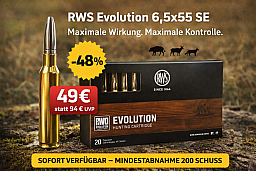 RWS Evolution 6,5x55 SE 10.000 Schuss vorhanden