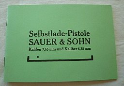 SELBSTLADE-PISTOLE Sauer - Sohn, Manual