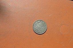 Silbermünze 1 Peso Chile v 1924