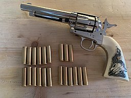 SAA Revolver cal. 0.43 Nickel Finish CUSTOM