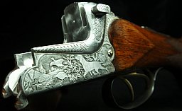Merkel Suhl 201E Kal. 12/70 mit schöner Jagdgravur