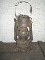 Feuerhand große Petroleumlampe - Bunkerleuchte wie 1. Weltkrieg