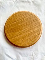 Trophäen Brett hell Holz 14cm Durchmesser