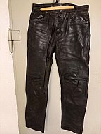 Lederhose, dunkelbraun von Dannecker, Gr. 34(50)