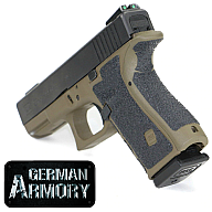 Gummi Gripaufkleber für Glock 17 20 21 22 33 besserer Grip sicheres Handling IPSC