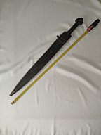 Kaukasischer Kindjal, 60 cm, Silber 84, 19. Jh.