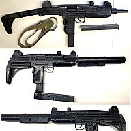 UZI-Modellwaffe (Marushin) mit Zubehör