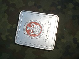 Wehrmachts Tropenzigarettenschachtel OVERSTOLZ 2. Weltkrieg