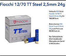 Fiocchi 12/70 TT Steel 2,5mm 24g
