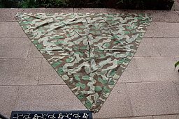 Wehrmacht. Zeltbahn. Gestempeltes Originalstück!