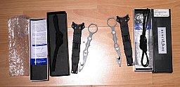 Neu: Benchmade SOCP, Zwei (2) Stück, Ringhals Rettungsmesser (aus den USA) mit Gurt Schneider, pp.