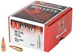 .30-.308/150grs FMJ-BT Hornady Geschosse 500 Stk. No. 3037 # SSZ Berka