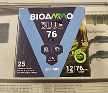 BioAMMO BLUE 76 12/76 Magnum Bleifreie Patrone ohne Stahlschrotbeschuss!