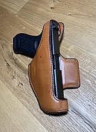 Bianchi # 81 Leder Holster für Glock 17, OHNE Pistole