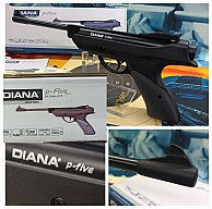 LUFTPISTOLE ___ DIANA p-five __ Kal. 4,5 (.177) __ NEU / OVP