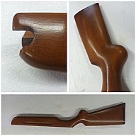 Weihrauch HW35 __ LUFTGEWEHR __ ,,SCHAFT,, __ mit Gummi Schaftkappe
