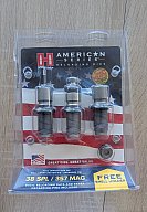 Hornady American Series 3-Die Set .38/.357 (.355) with free Shell Holder.