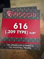 Fiocchi Zündhütchen 616 SUR .209 Type