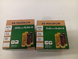 20/76 S&B 2,75mm und 3,5mm Jagd Schrotpatronen 50 Schuss